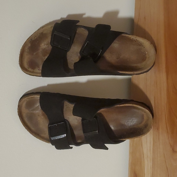 Birkenstock Shoes - Birkenstocks black suede size 40 (womens 9.5)
